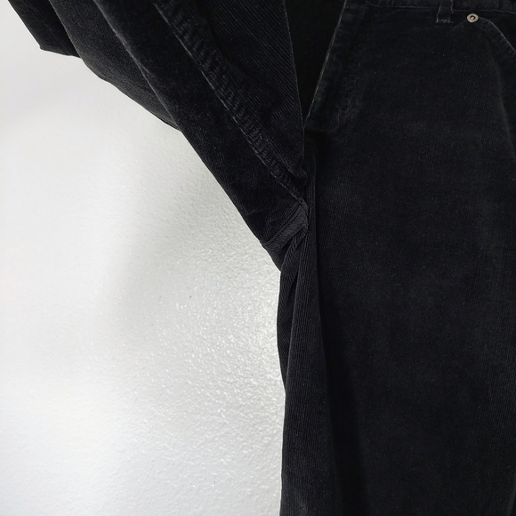 J. Jill Women's Black Stretch Corduroy Pants Sz 6 High Rise Straight Leg - Picture 3 of 12